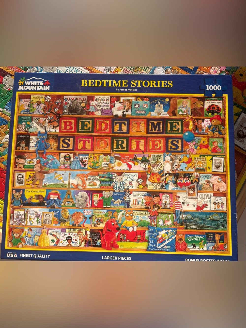 White Mountain Bedtime Stories 1000-Piece Jigsaw Puzzle -